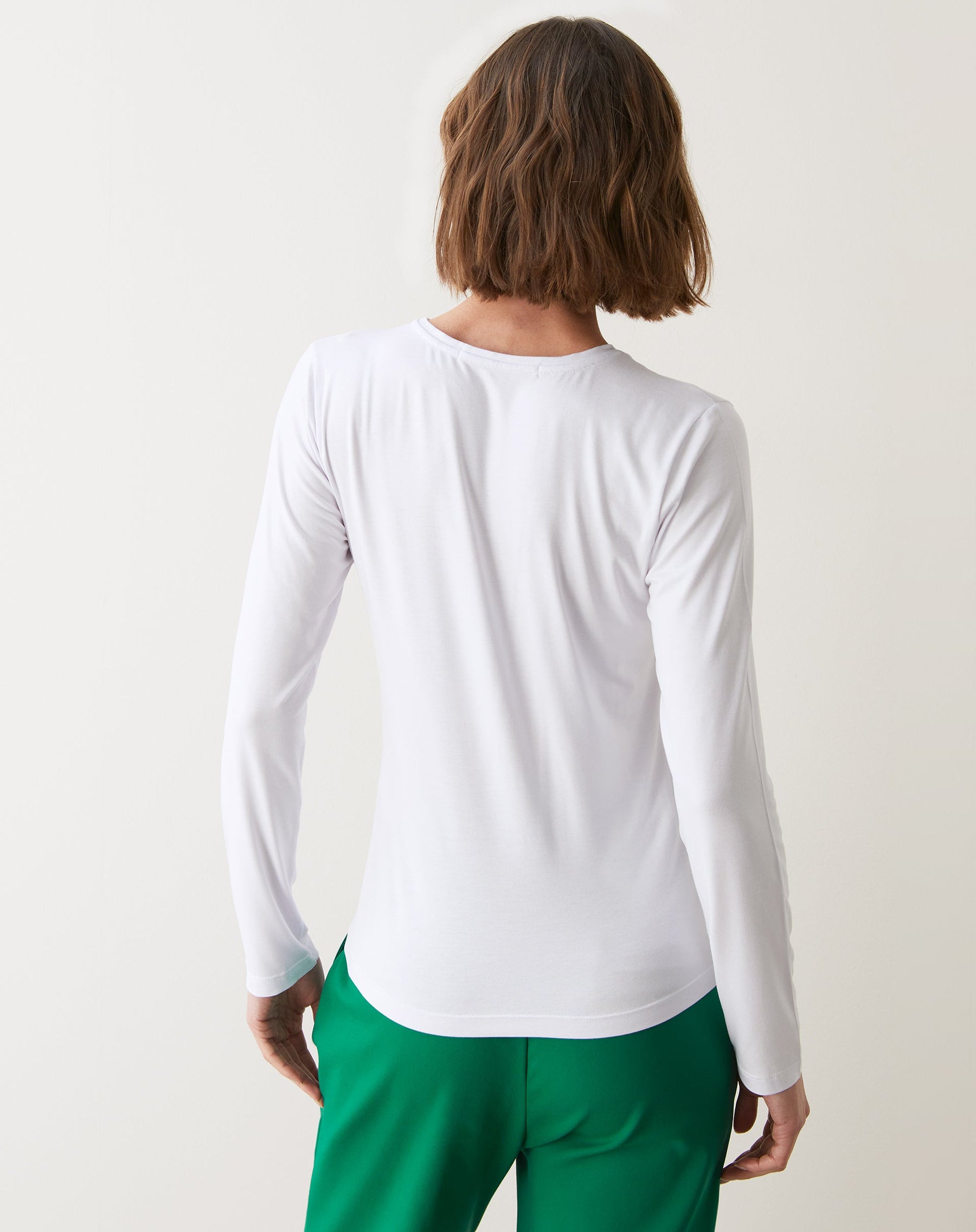 Blusa Manga Longa - Branco