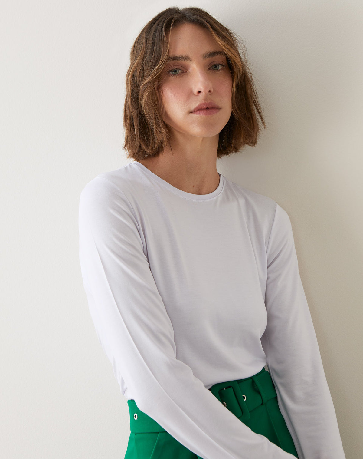 Blusa Manga Longa - Branco