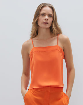 Blusa Alça Fina - Laranja